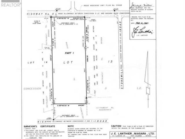 0-12047 GARRISON ROAD Fort Erie Ontario, L0S 1N0 - Vacant Land For Sale