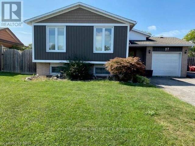 27 ARGYLE COURT Welland Ontario, L3C 6J1