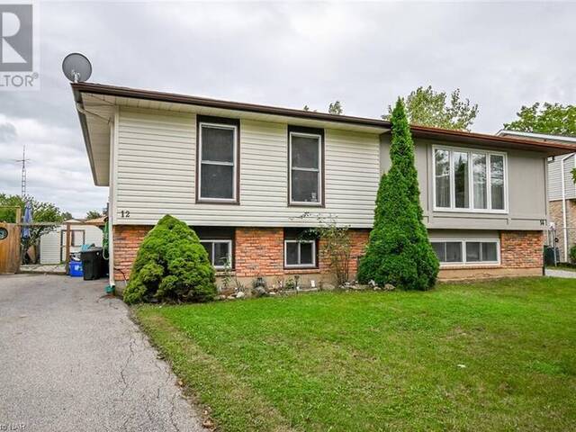 12 TARA Crescent Thorold Ontario, L2V 4M1