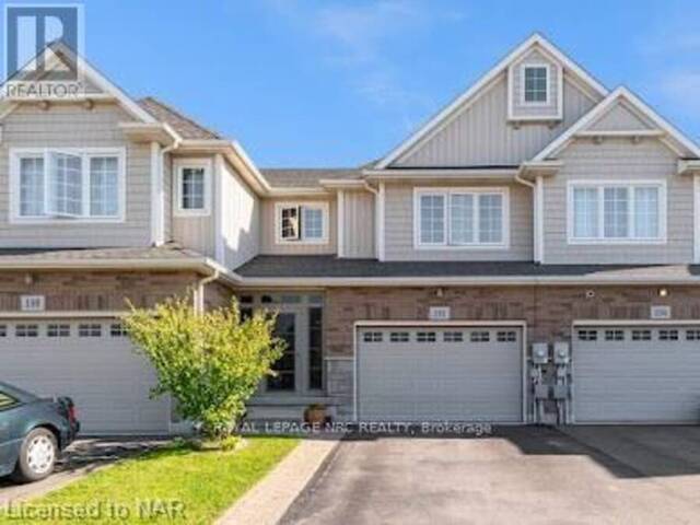 192 WINTERBERRY BOULEVARD Thorold Ontario, L2V 0C2