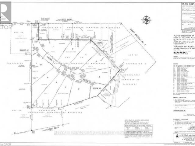 #LOT 1 - 32035 BELL ROAD Wainfleet Ontario, L0S 1V0 - Vacant Land For Sale
