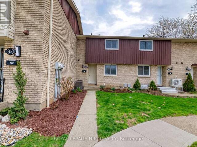 50 LAKESHORE RD UNIT 44 ROAD St. Catharines Ontario, L2N 6P8 - 3 Bedrooms Condo For Sale