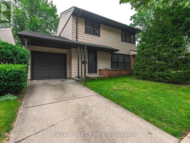 113 ST. PAUL CRESCENT St. Catharines Ontario, L2S 1M7 - 3 Bedrooms Home For Sale