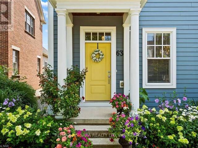 63 BROCK STREET Niagara-on-the-Lake Ontario, L0S 1J0 - 2 Bedrooms Home For Sale
