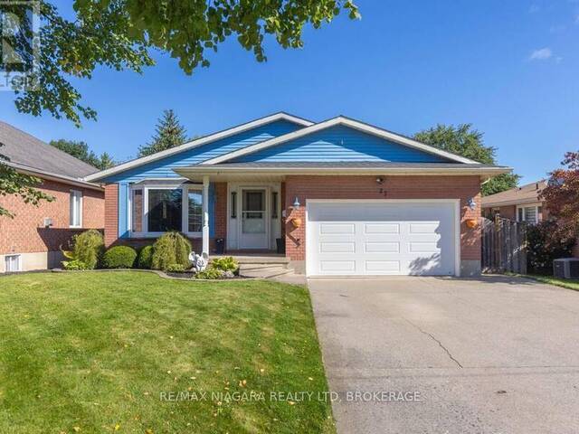27 ANDREA DRIVE St. Catharines Ontario, L2S 3N7 - 3 Bedrooms Home For Sale