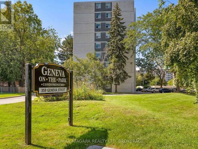 1002 - 359 GENEVA STREET St. Catharines Ontario, L2N 2G5 - 1 Bedroom Condo For Sale