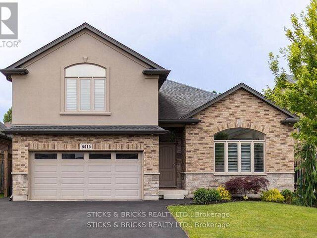 6415 CHRISTOPHER CRESCENT Niagara Falls Ontario, L2H 0B3 - 5 Bedrooms Home For Sale