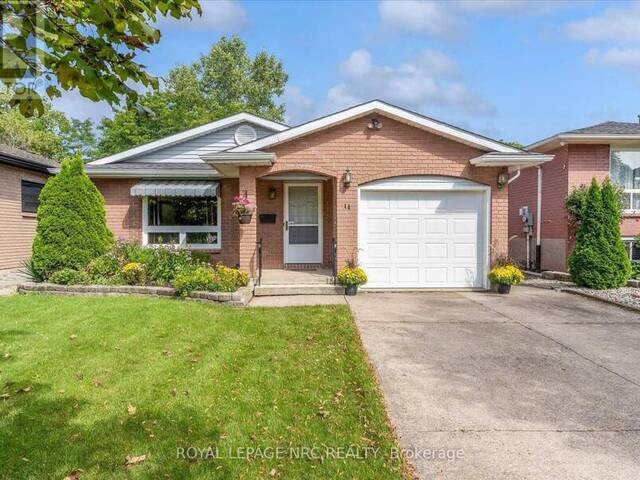 14 ANDREA DRIVE St. Catharines Ontario, L2S 3N7 - 3 Bedrooms Home For Sale