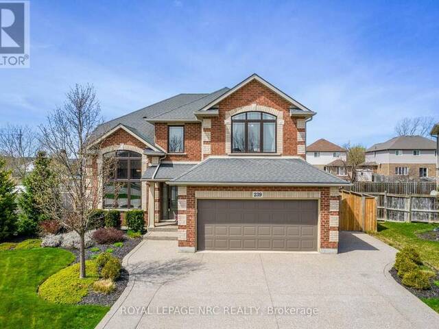 239 COLBECK DRIVE Welland Ontario, L3C 7M3 - 4 Bedrooms Home For Sale