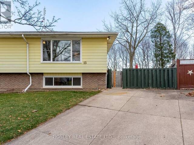 15 ALDEN COURT St. Catharines Ontario, L2T 3X2 - 3 Bedrooms Home For Sale