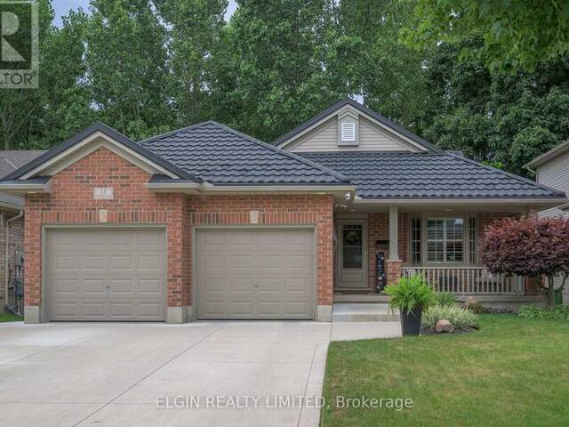 15 HUMMINGBIRD LANE St. Thomas Ontario, N5R 6L8