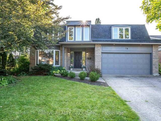 78 BLACKTHORNE CRESCENT London Ontario, N6J 4B5