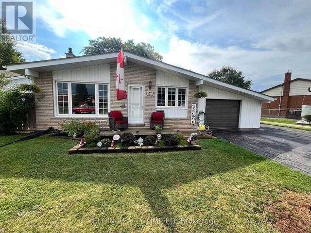 37 ALDBOROUGH AVENUE St. Thomas Ontario, N5R 4S8