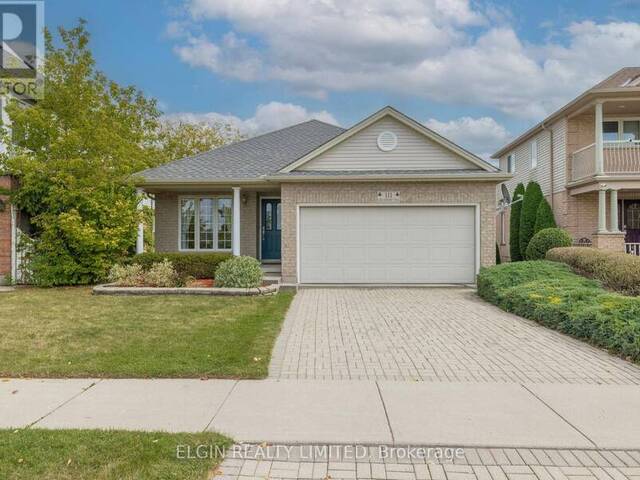 111 LAKE MARGARET TRAIL St. Thomas Ontario, N5R 6J6