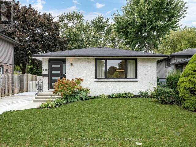 680 MILLBANK DRIVE London Ontario, N6E 1S2