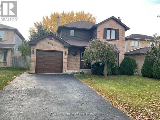 969 APACHE ROAD London Ontario, N5V 2V7