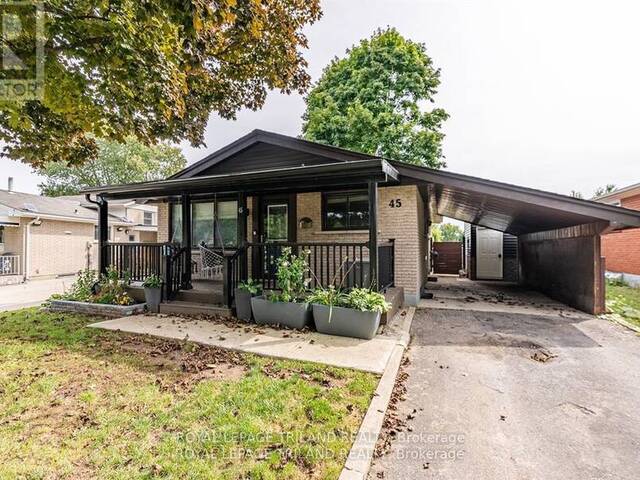 45 MASEFIELD CRESCENT London Ontario, N5V 1M9