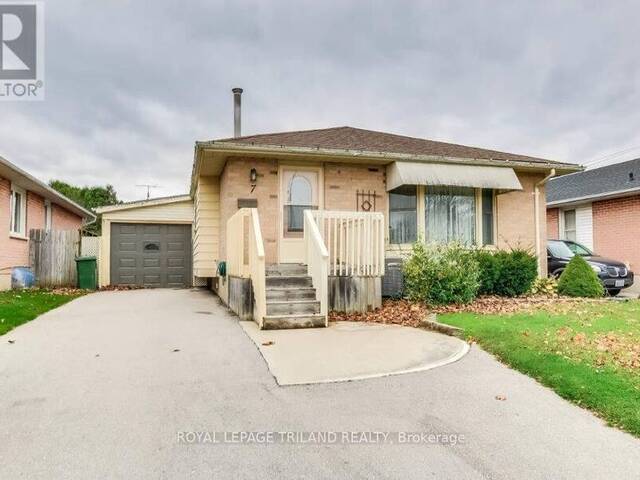 7 RIPLEY LANE St. Thomas Ontario, N5R 5X1