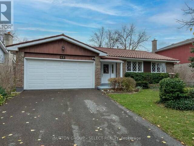 46 ANNADALE DRIVE London Ontario, N6G 2B7