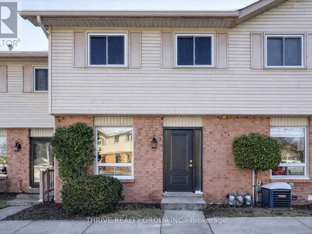 3 - 80 ACORN CRESCENT London Ontario, N6G 4R8 - 3 Bedrooms Condo For Sale