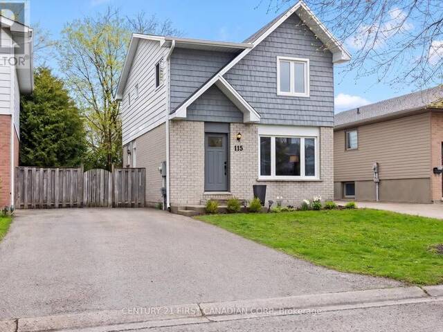 115 OLYMPIC CRESCENT London Ontario, N6G 3P4 - 3 Bedrooms Home For Sale