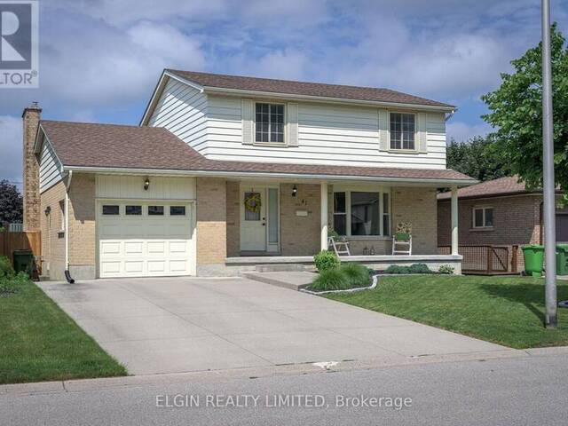 41 LUTON CRESCENT St. Thomas Ontario, N5R 5J9 - 3 Bedrooms Home For Sale