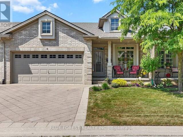 3 - 1 ST. JOHN'S DRIVE Middlesex Centre Ontario, N0M 1C0 - 3 Bedrooms Condo For Sale