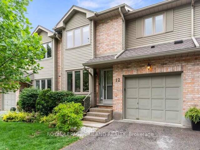 12 - 535 TOPPING LANE London Ontario, N6J 3M8 - 3 Bedrooms Condo For Sale