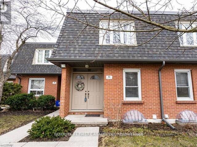 60 - 44 HOMESTEAD CRESCENT London Ontario, N6G 2E4 - 2 Bedrooms Condo For Sale