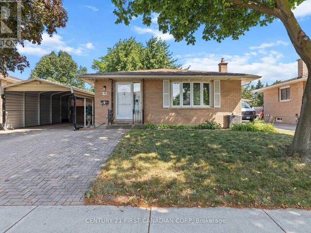 4 ARCHER CRESCENT London Ontario, N6E 2A5 - 4 Bedrooms Home For Sale