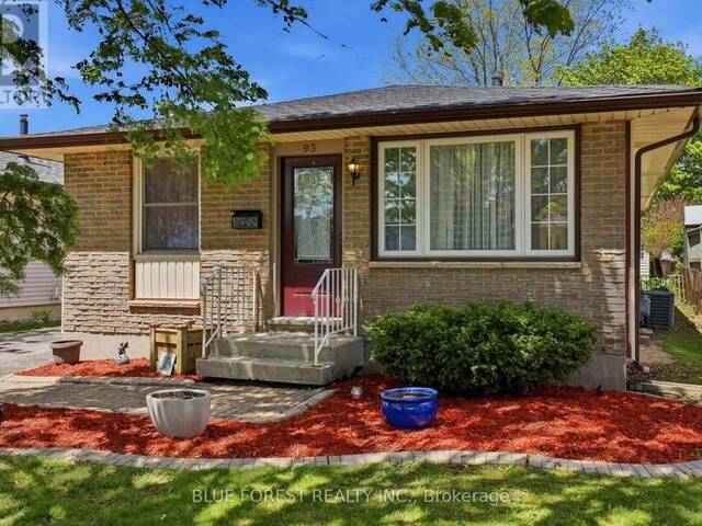 93 NICHOLAS CRESCENT London Ontario, N6E 2E8 - 4 Bedrooms Home For Sale