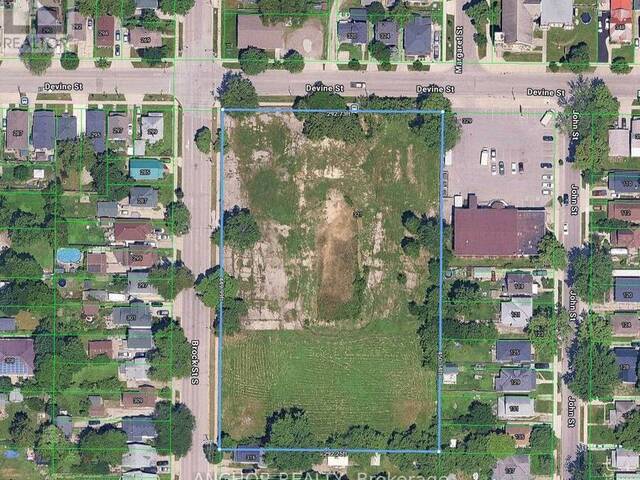 321 DEVINE STREET Sarnia Ontario, N7T 2W7 - Vacant Land For Sale