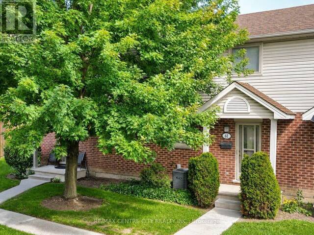 61 - 511 ADMIRAL DRIVE London Ontario, N5V 4R4 - 3 Bedrooms Condo For Sale
