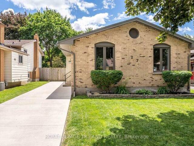 27 PATIENCE CRESCENT London Ontario, N6E 2K7 - 3 Bedrooms Home For Sale