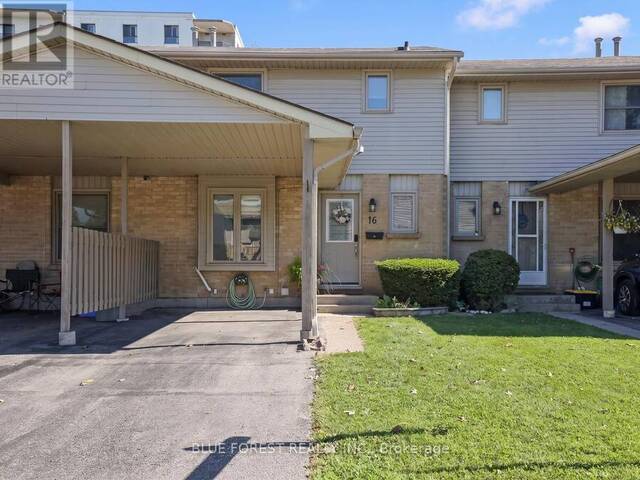 16 - 25 ERICA CRESCENT London Ontario, N6E 3R7 - 3 Bedrooms Condo For Sale