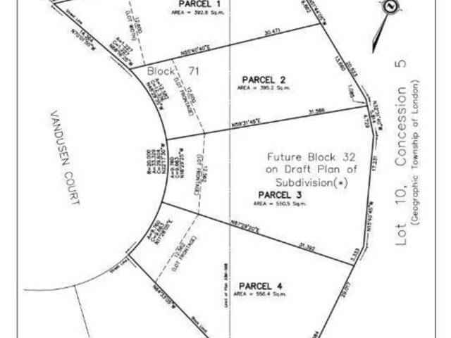 1604 VANDUSEN COURT London Ontario, N5X 0G2 - Vacant Land For Sale