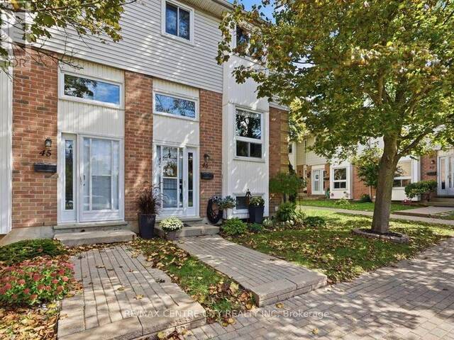 46 - 110 DEVERON CRESCENT London Ontario, N5Z 4W7 - 4 Bedrooms Condo For Sale