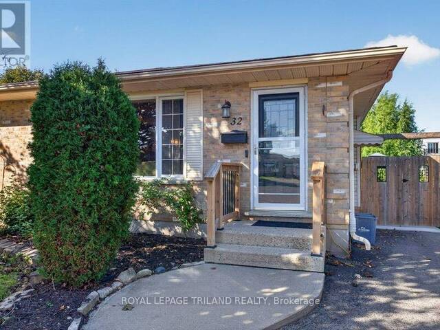 32 SANDERS COURT St. Thomas Ontario, N5P 4J9 - 3 Bedrooms Home For Sale