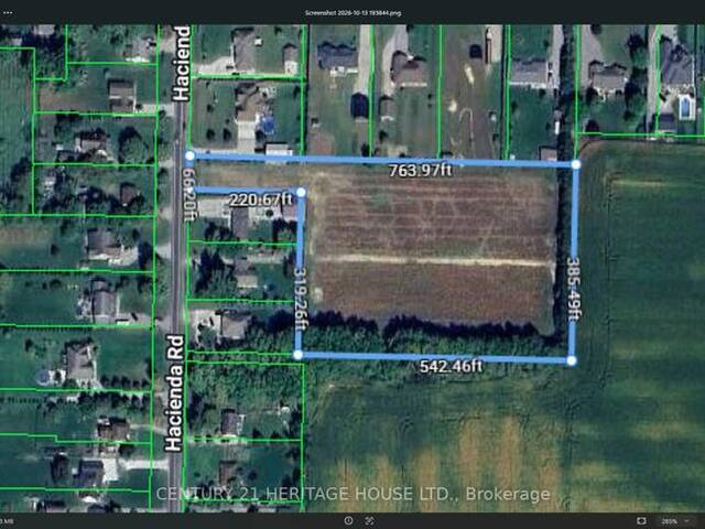 7428 HACIENDA ROAD Aylmer Ontario, N5H 2R5 - Vacant Land For Sale