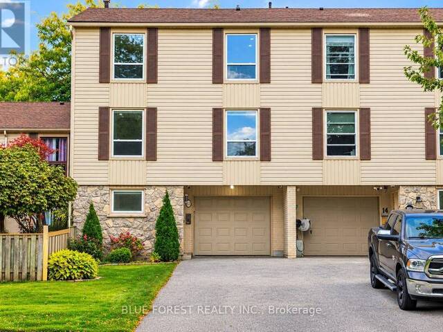 8 - 12 MCMASTER CRESCENT London Ontario, N6K 1N4 - 4 Bedrooms Condo For Sale