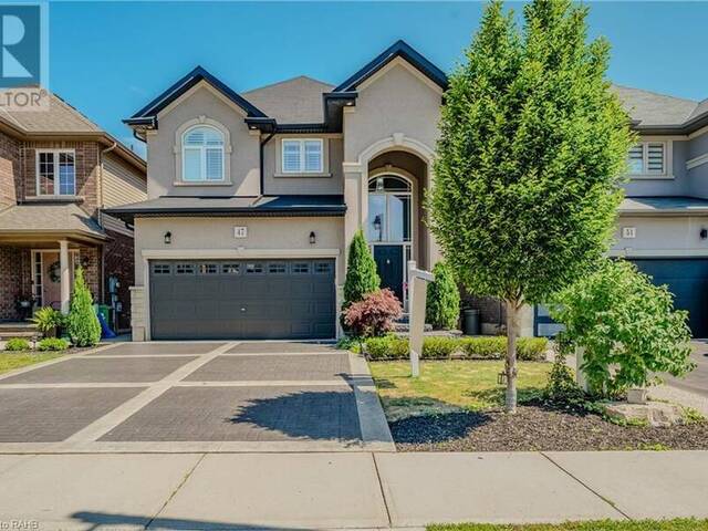 47 WHISTLER Street Stoney Creek Ontario, L0R 1P0