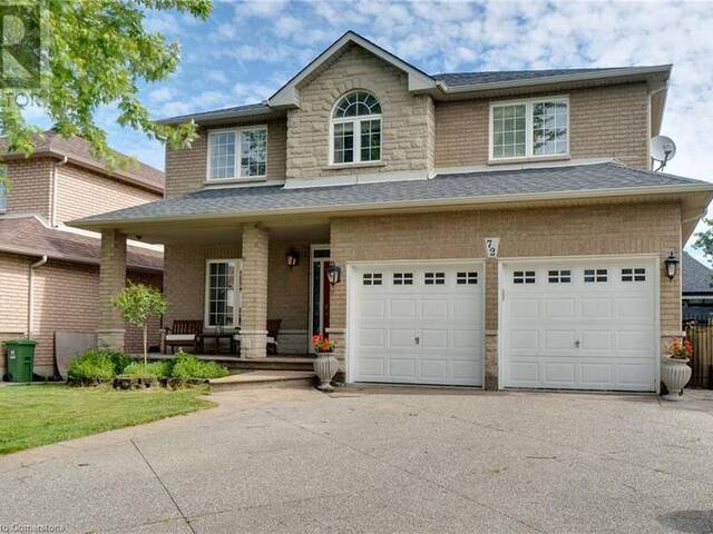 72 SIDNEY Crescent Stoney Creek Ontario, L8J 3Z1