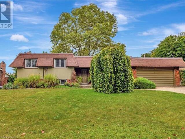 65 MAPLE Drive Stoney Creek Ontario, L8G 3C6