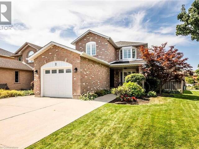 2 AQUASANTA Crescent Hamilton Ontario, L9B 2K8