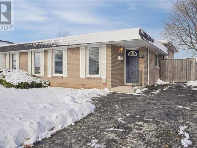 77 CRANBROOK Drive Hamilton Ontario, L9C 4S5