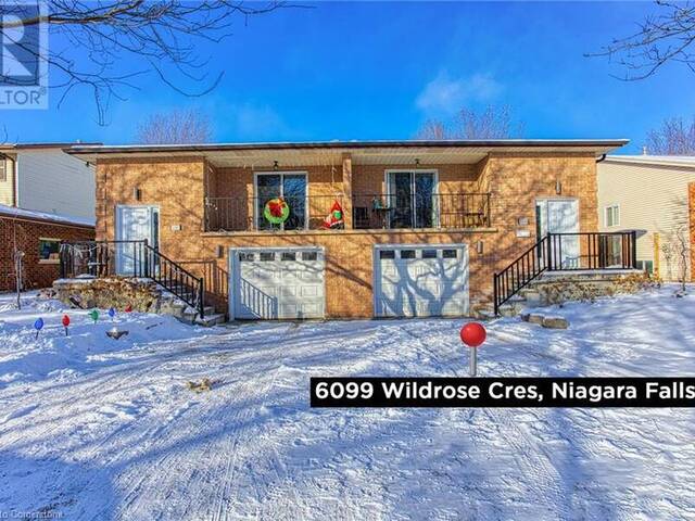 6099 WILDROSE Crescent Niagara Falls Ontario, L2G 7T3 - 3 Bedrooms Home For Sale