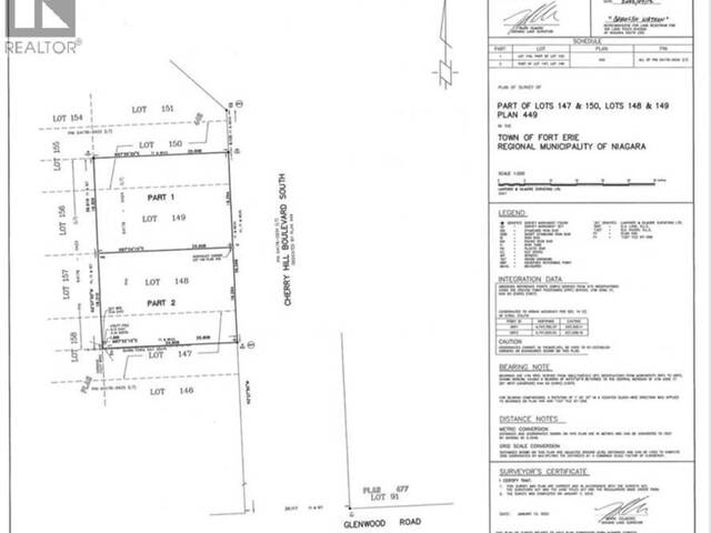 313 CHERRYHILL Boulevard S Unit# Lot 1 Fort Erie Ontario, L0S 1B0 - Waterfront Land For Sale