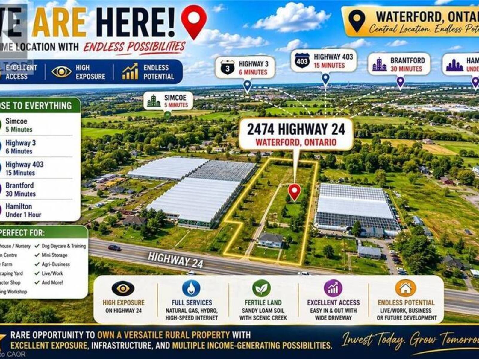 2474 HIGHWAY 24, Waterford, Ontario N3Y 4K3