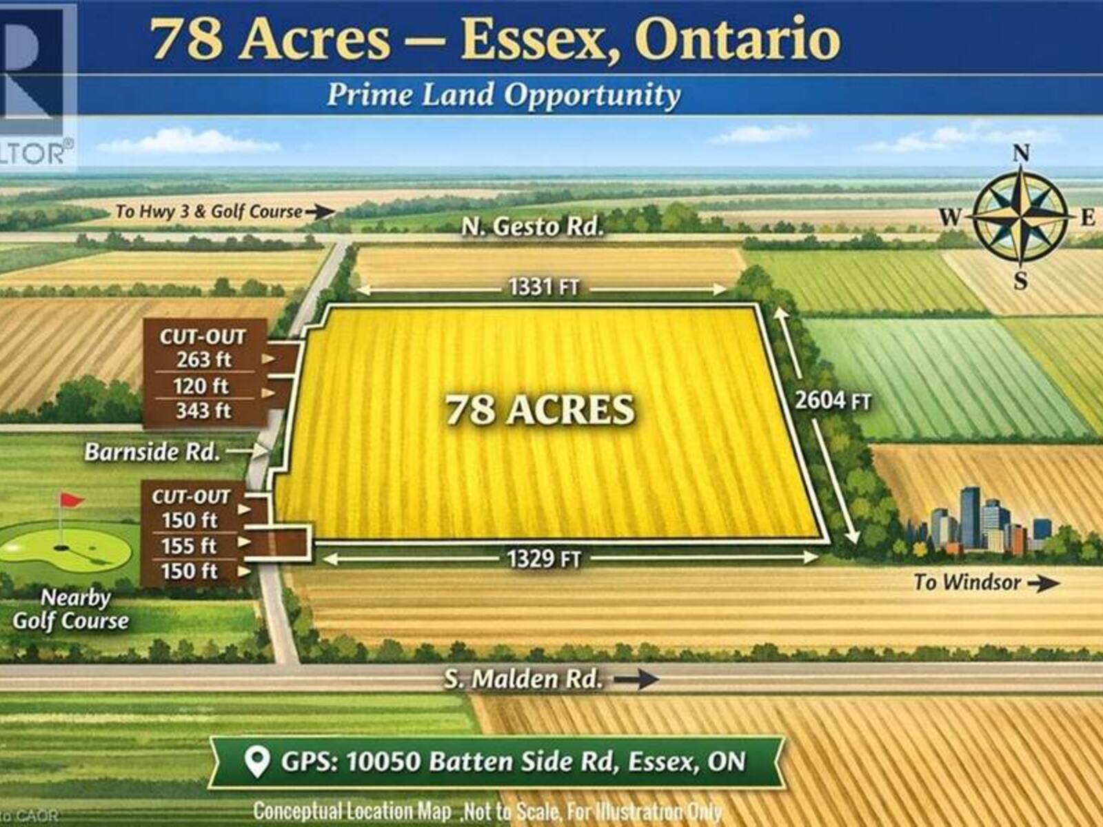 PT LT 30 CON BATTEN SIDE Road, Essex, Ontario N8M 2X6