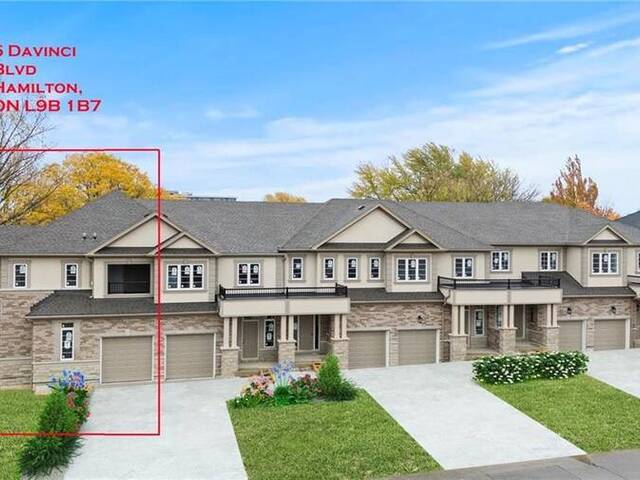 5 DAVINCI Boulevard Hamilton Ontario, L9B 1B7 - 3 Bedrooms Home For Sale